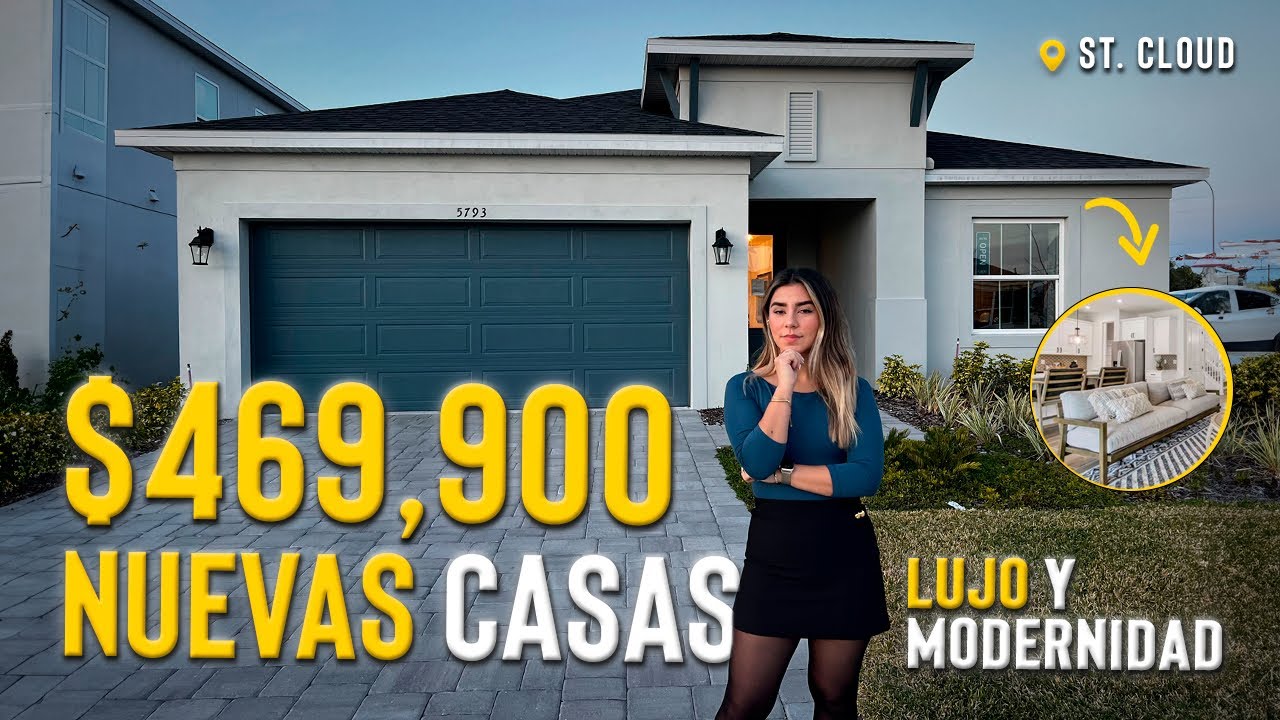 NUEVAS Casas de LUJO en📍St. Cloud | Excelentes incentivos y comodidades 🤑