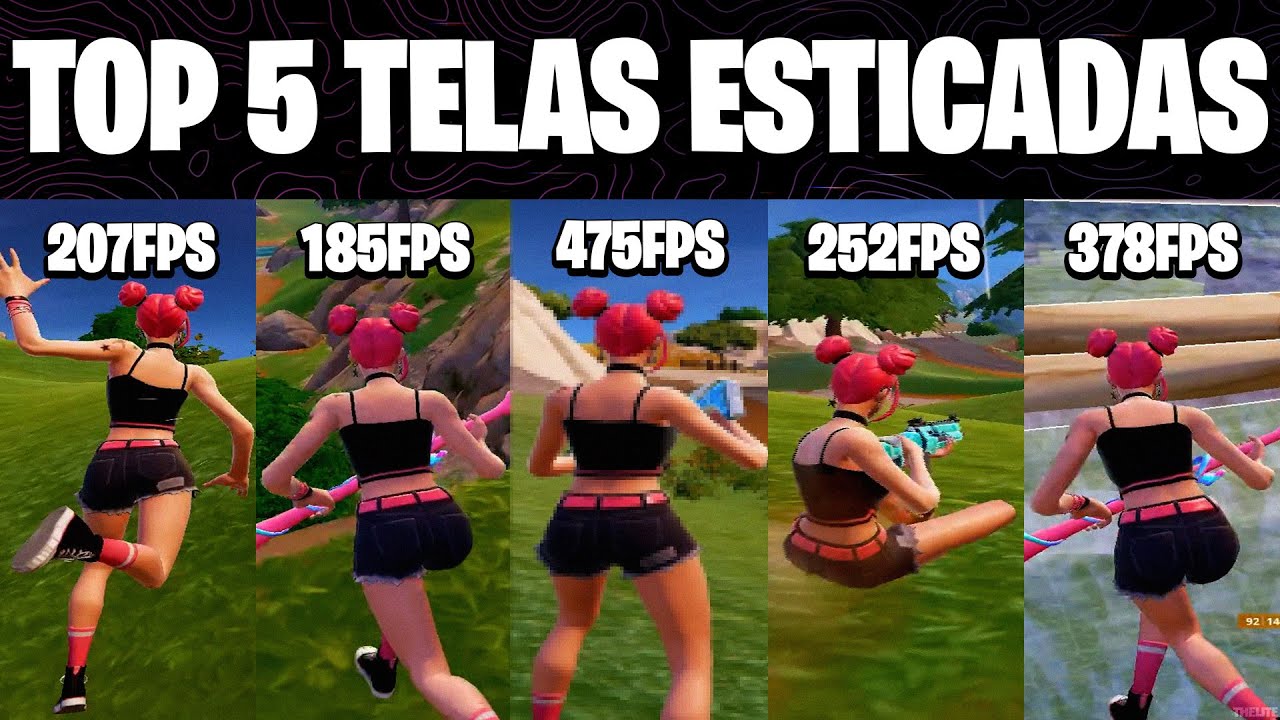 AS 5 MELHORES RESOLUÇÕES ESTICADAS PARA O FORTNITE! (FPS BOOST)