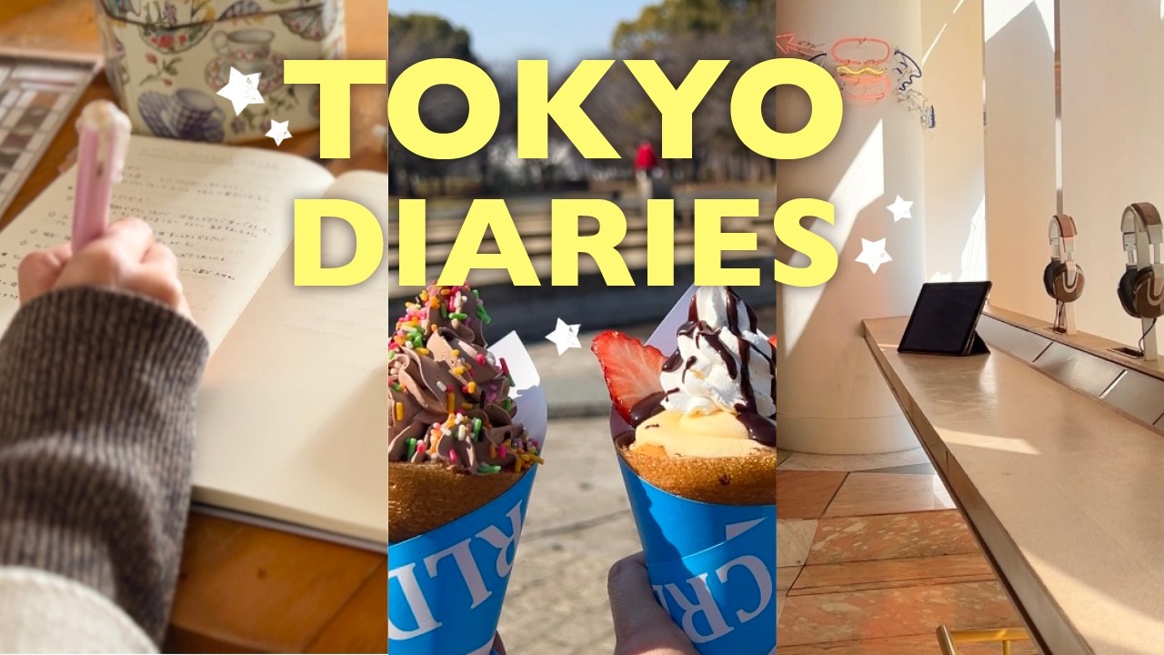 3days vlog｜青山散策🍽️ノートタイム📖ピクニック🌿スキンケア🫧