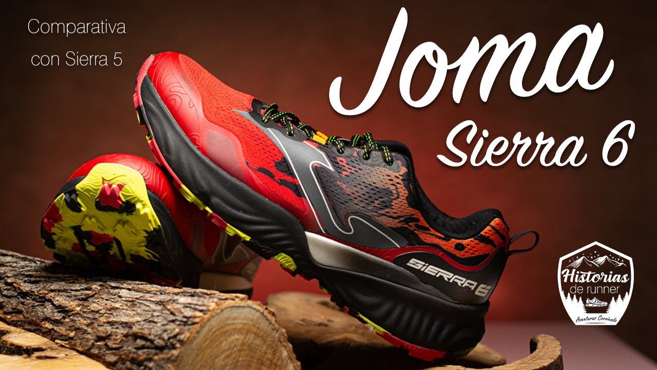 JOMA SIERRA 6 👟​ TRAIL RUNNING · COMPARATIVA SIERRA 6 - SIERRA 5