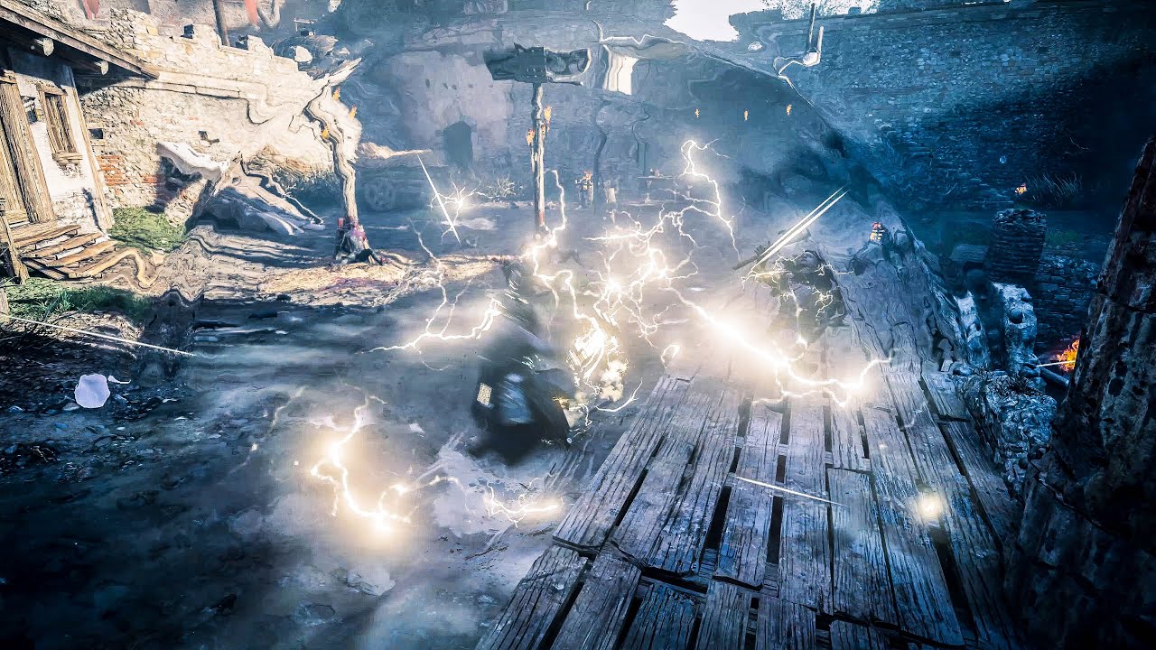 Assassin's Creed Valhalla - Thor's Hammer & Excalibur Sword Dual Wielding Combat Gameplay