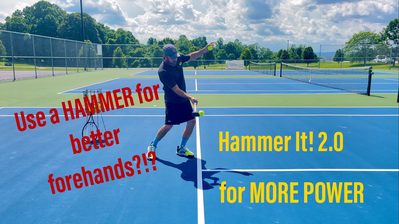 Как УДАРИТЬ по мячу, чтобы ЛЕГКИЙ форхенд БЫЛ СИЛОВЫМ! Hammer It Tennis 2.0!
