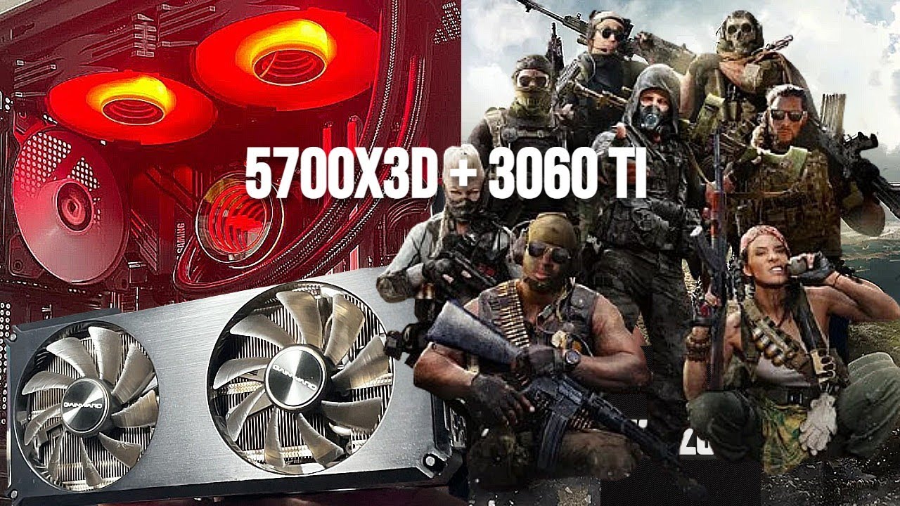 WARZONE no PC RYZEN 5700X3D e RTX3060TI