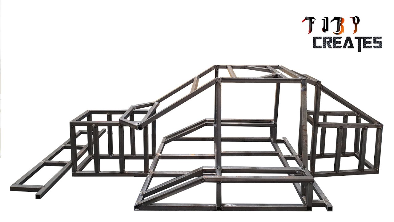 Ultimate RC project - Escudo Pikes Peak RC - Adding Rollcage on the Chassis