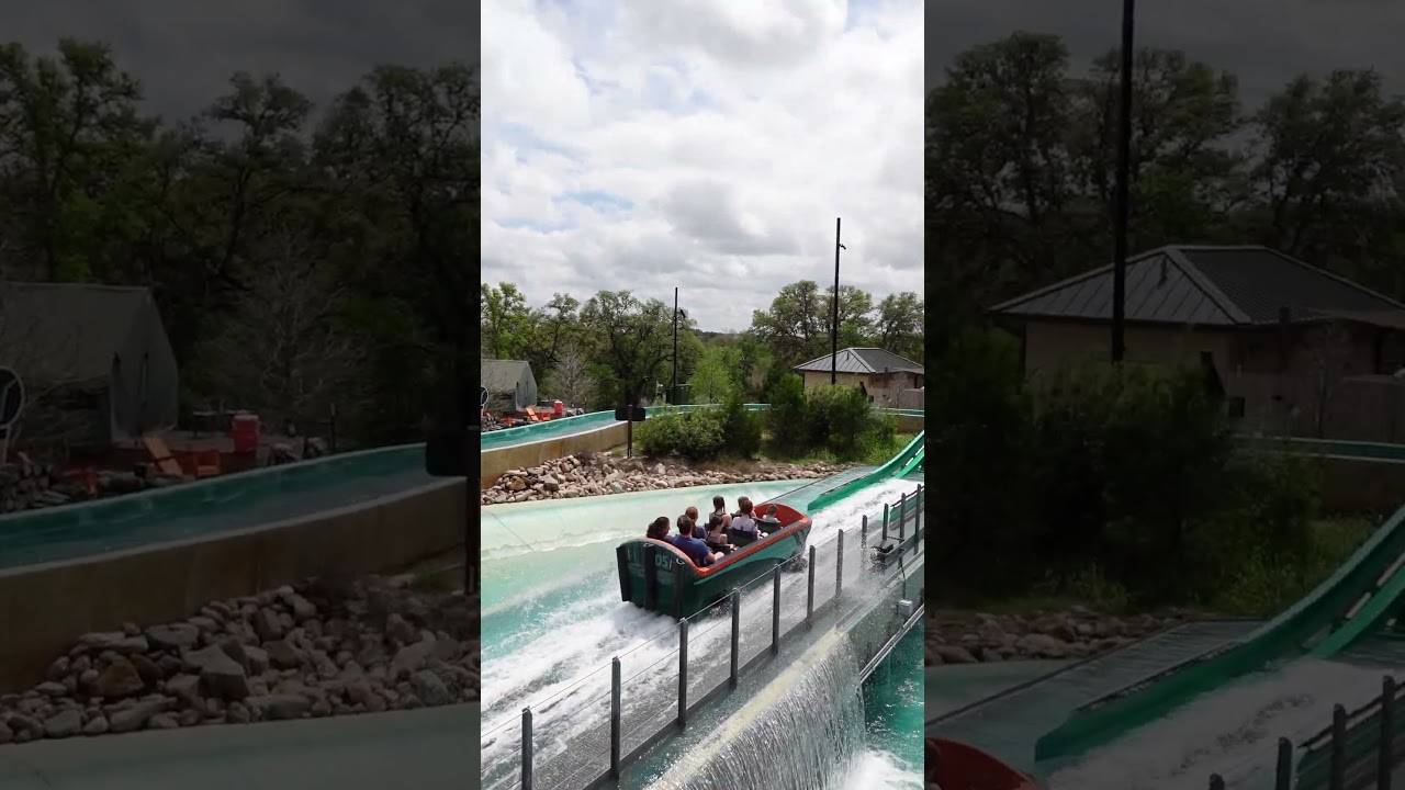 World's First Launched Log Flume | Catapult Falls at SeaWorld San Antonio