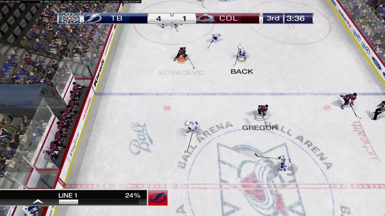 VHA S12 Game 36 Tampa Bay Lightning - Colorado Avalanche