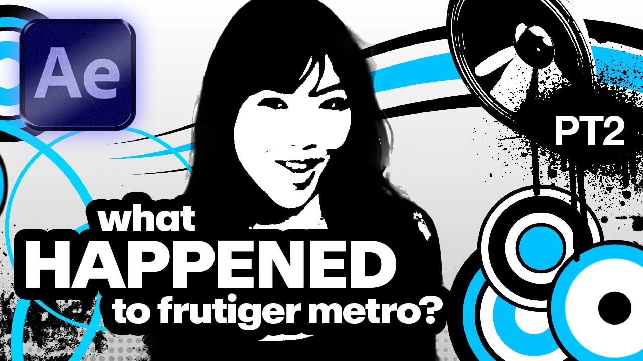 How to make Frutiger Metro Y2K Effects (like Nohluhn) PT2 | After Effects Tutorial