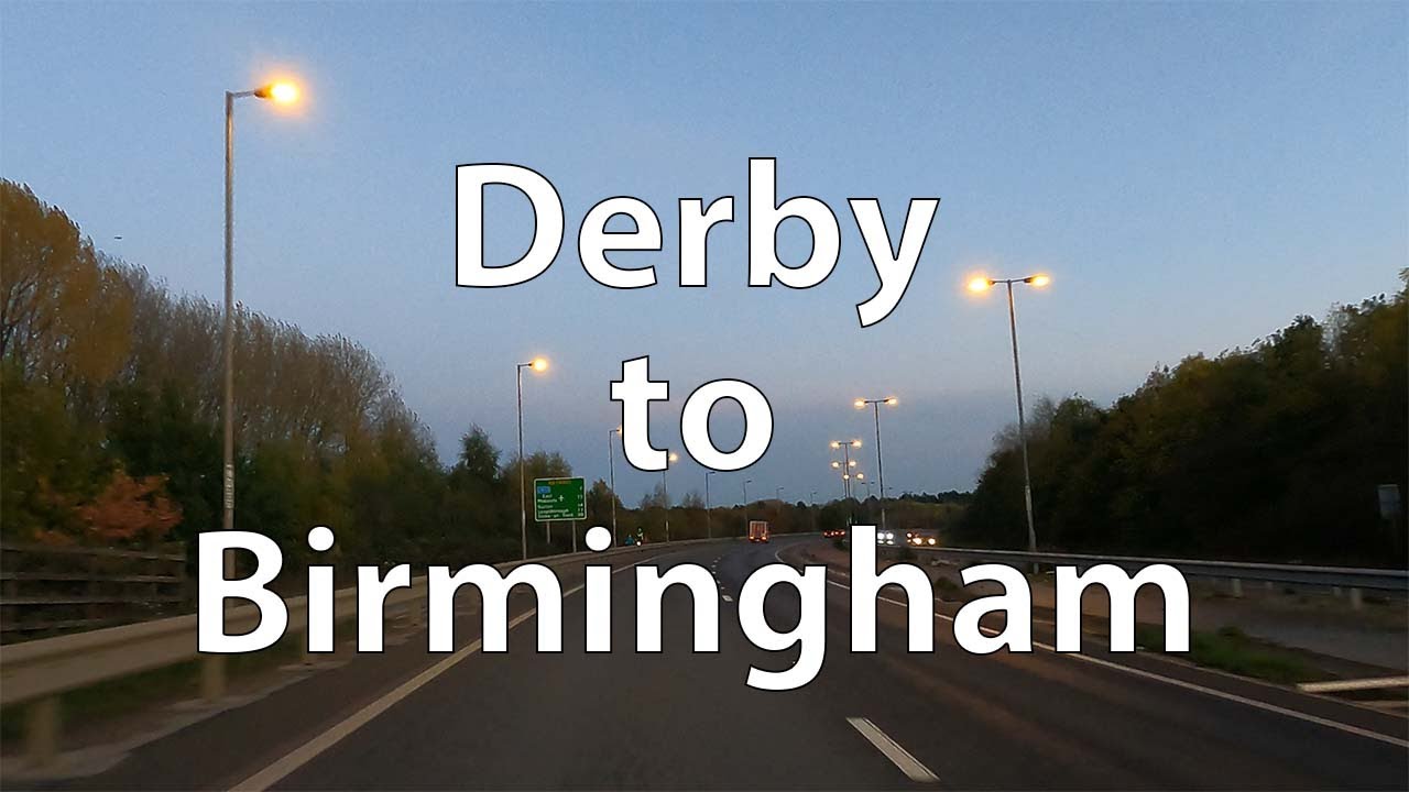 [4K] Driving from Derby to Birmingham (UK)