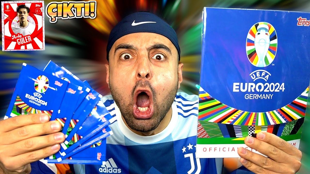 EURO 2024 ORİGİNAL TOPPS STİCKER ALBUM AÇILIMI YAPIYORUZ ! ARDA GÜLER ÇIKTI OHA !