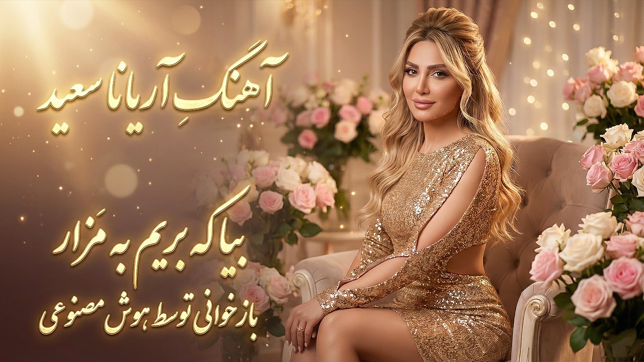 آهنگ آریانا سعید - بیا که بریم به مزار - بازخوانی توسط هوش مصنوعی