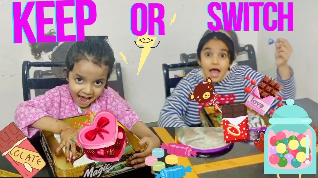 🍫🎁 Two Sisters Chocolate Hide & Seek Game | Keep and Switch Challenge 😆 | Anamta & Mama Vlog