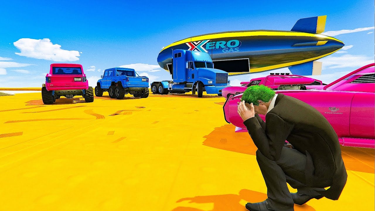 16-player Double Decker Sumo - GTA V Online Funny Moments | JeromeACE