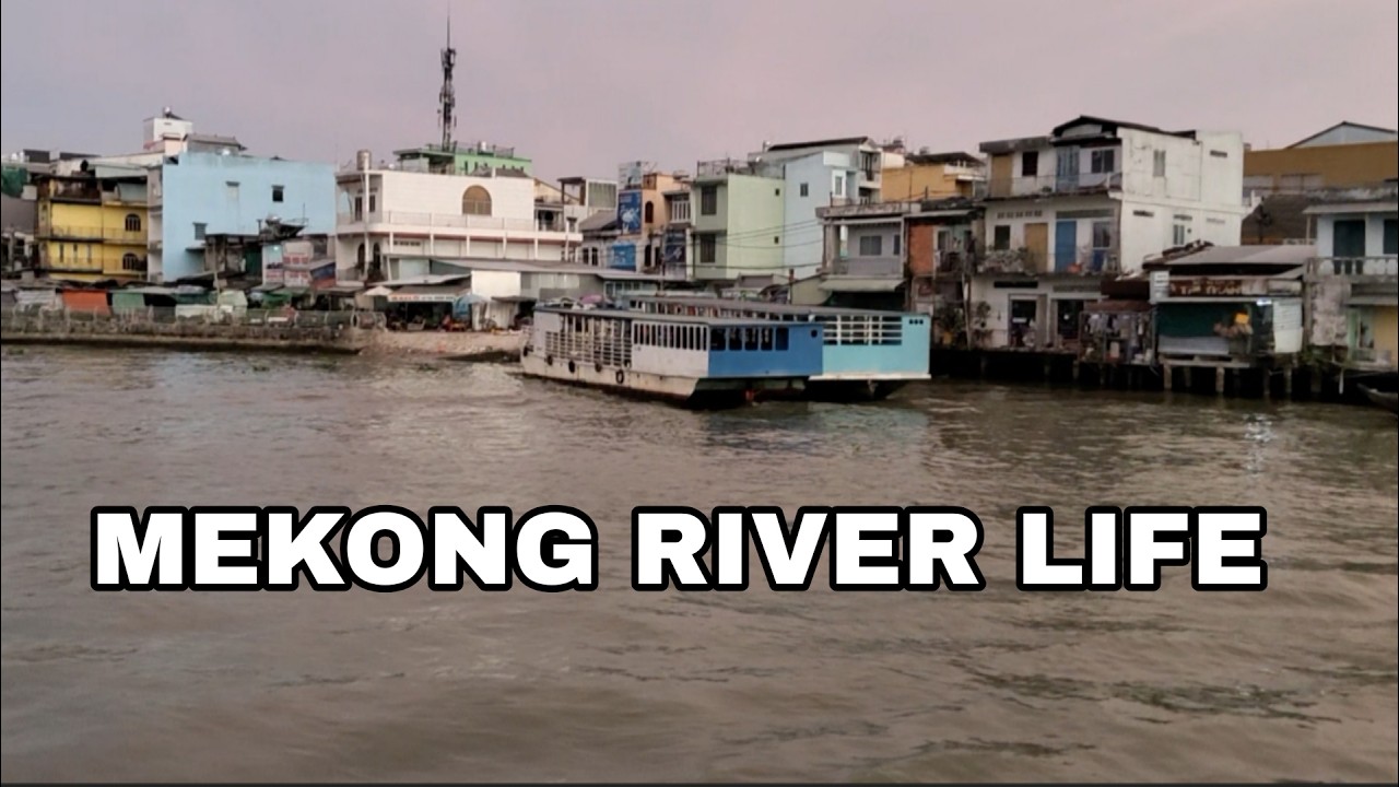 A Day on Hau Giang River | Real Life in the Mekong Delta, Vietnam