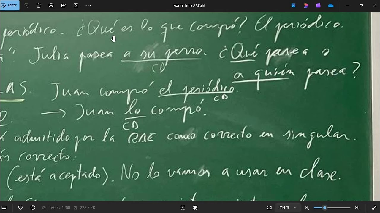 Complemento directo. Formas de localizarlo. El leísmo (Lengua I y II ESO Adultos 2026)
