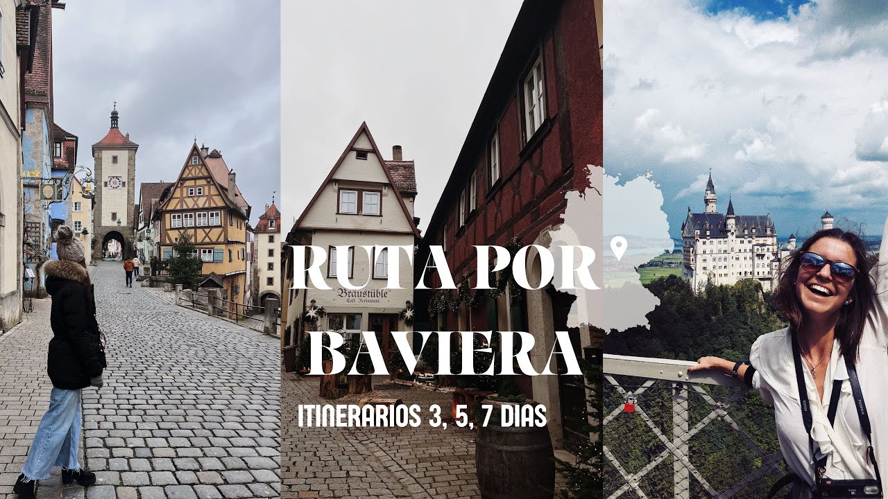 ITINERARIOS POR BAVIERA EN 3, 5 o 7 DIAS 🇩🇪 I LOS SITIOS QUE NO PUEDES PERDERTE