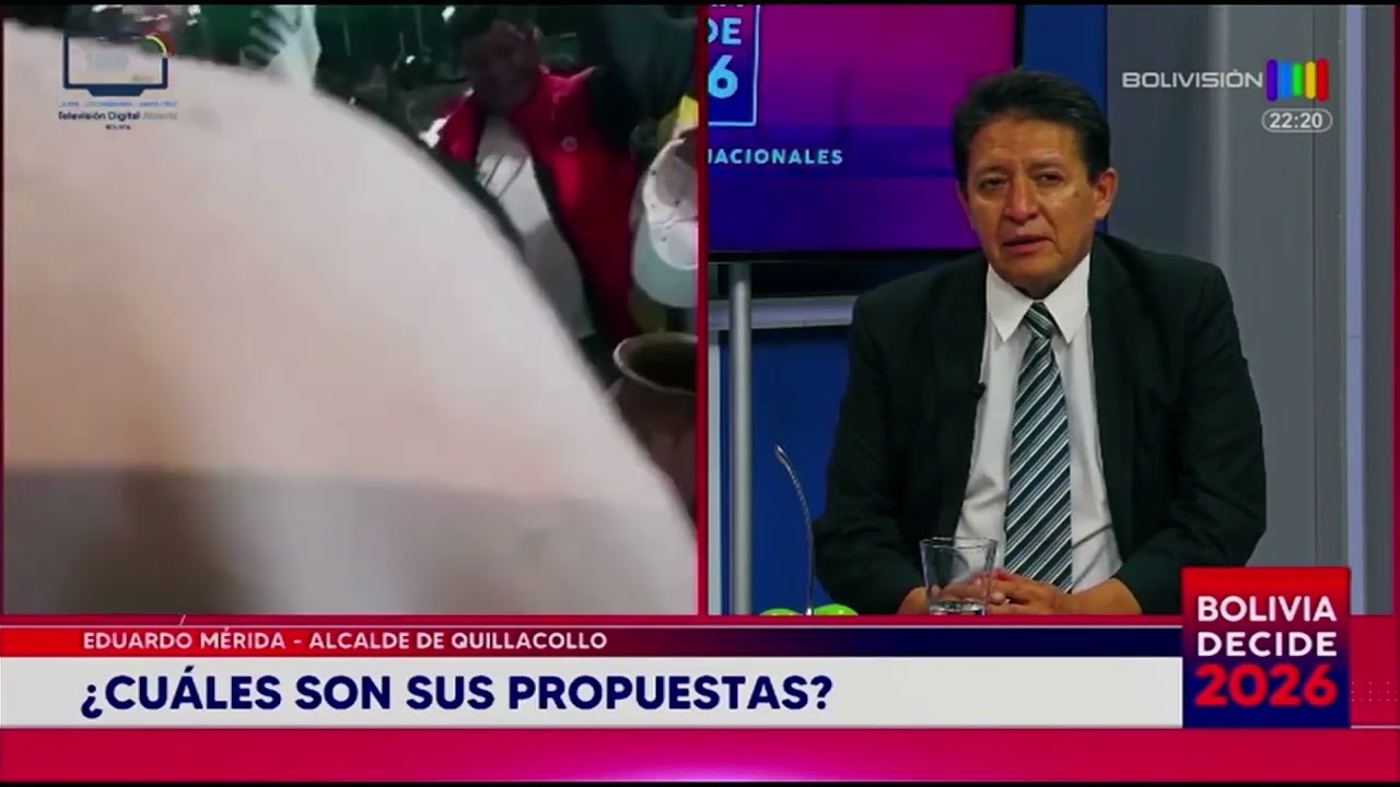 Hoy conoceremos a Eduardo Mérida, candidato a la alcaldía de Quillacollo - Cochabamba.