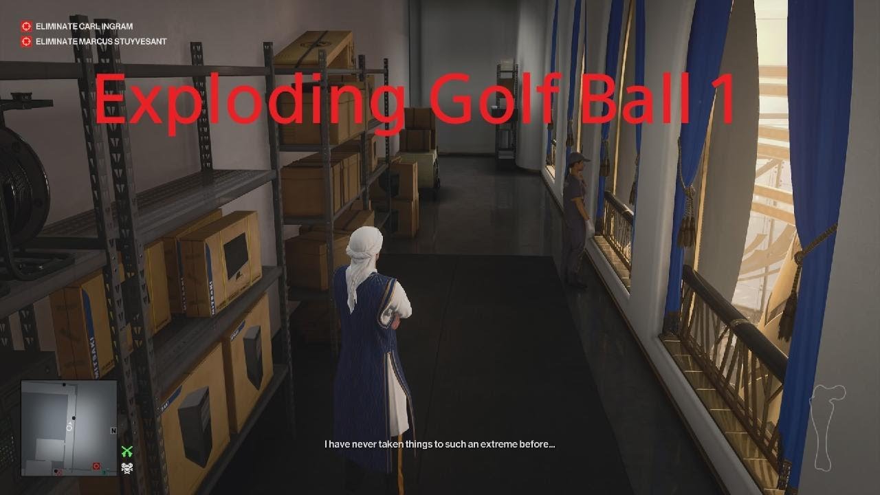 Exploding Golf Ball 1