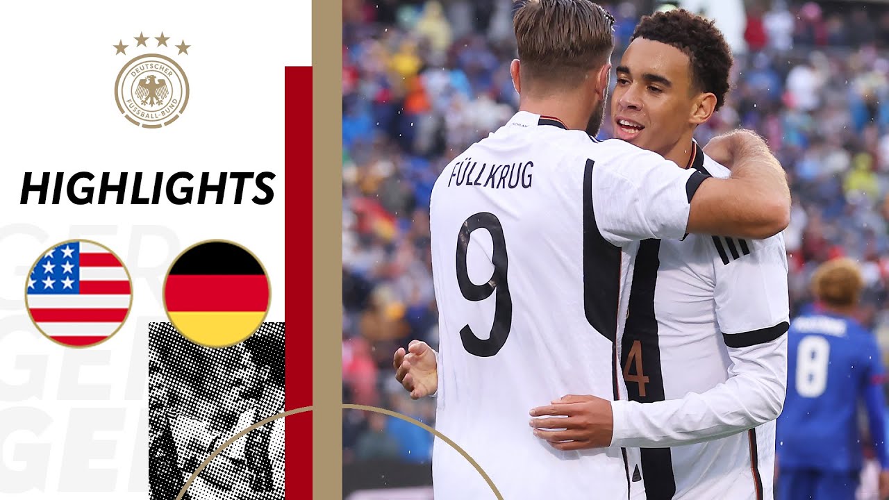 Successful Nagelsmann debut | USA vs. Germany 1-3 | Highlights | Friendly