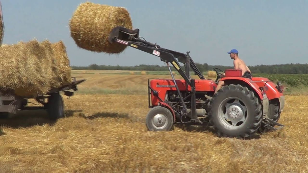 Krótka relacja z belowania i zwożenia słomy 2013 HD