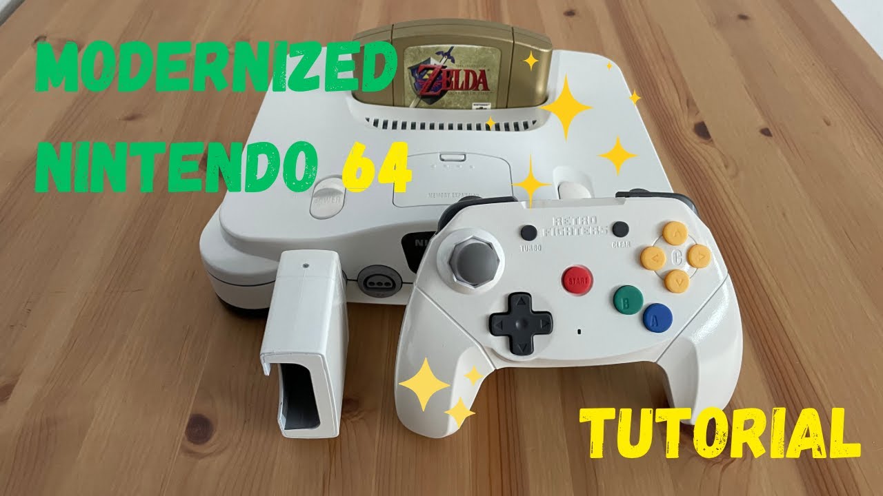 I Gave My Nintendo 64 a Fresh Paint Job! Tutorial/How To Video