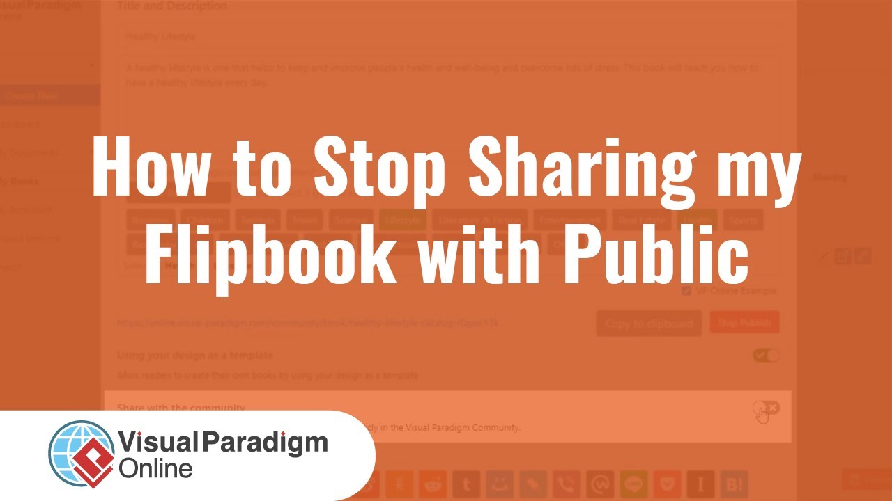 How to Stop Sharing my Flipbook with Public
