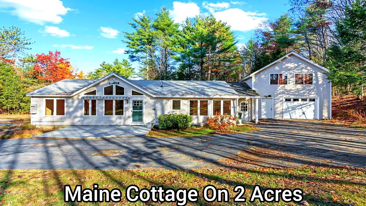 Коттеджи в штате Мэн на участках площадью более 2 акров | Недвижимость в штате Мэн | Хижины в Нов...