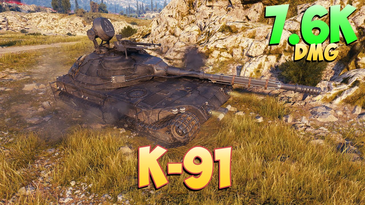 К-91 • Острые выстрелы! - 7 Фрагов 7.6K Урона • Мир Танков