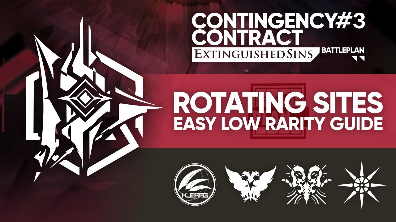 【Contingency Contract Extinguished Sins】Rotating Stages | Low-end AFK guides
