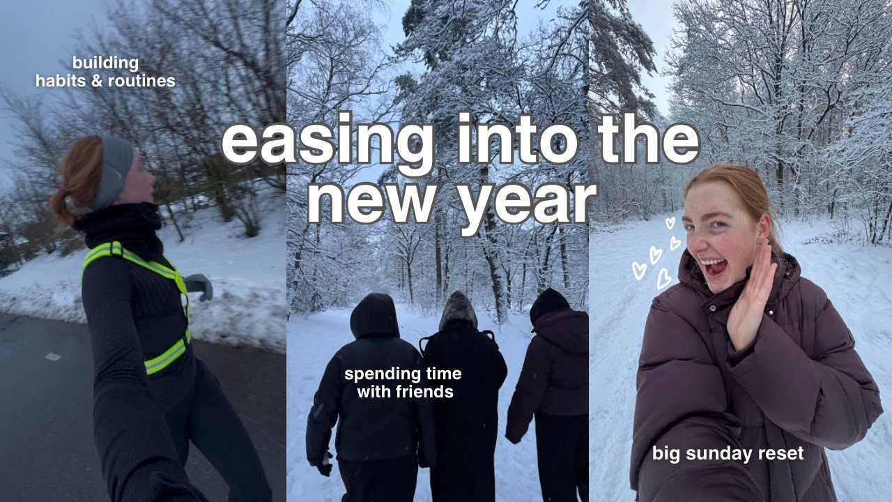 a cozy week in january - resetting & real life