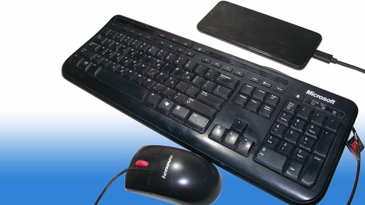 How to connect a USB mouse and  keyboard to a Phone USB माउस और कीबोर्ड को फ़ोन से कैसे कनेक्ट करें