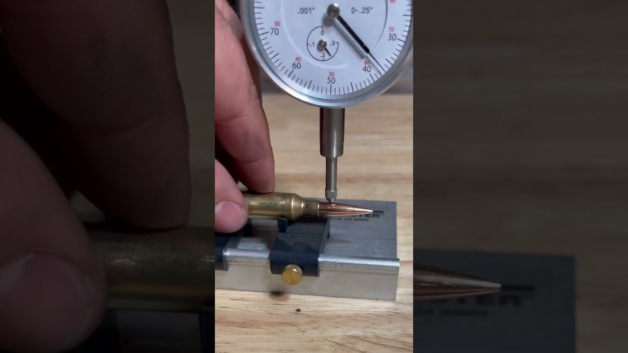 Measuring bullet runout