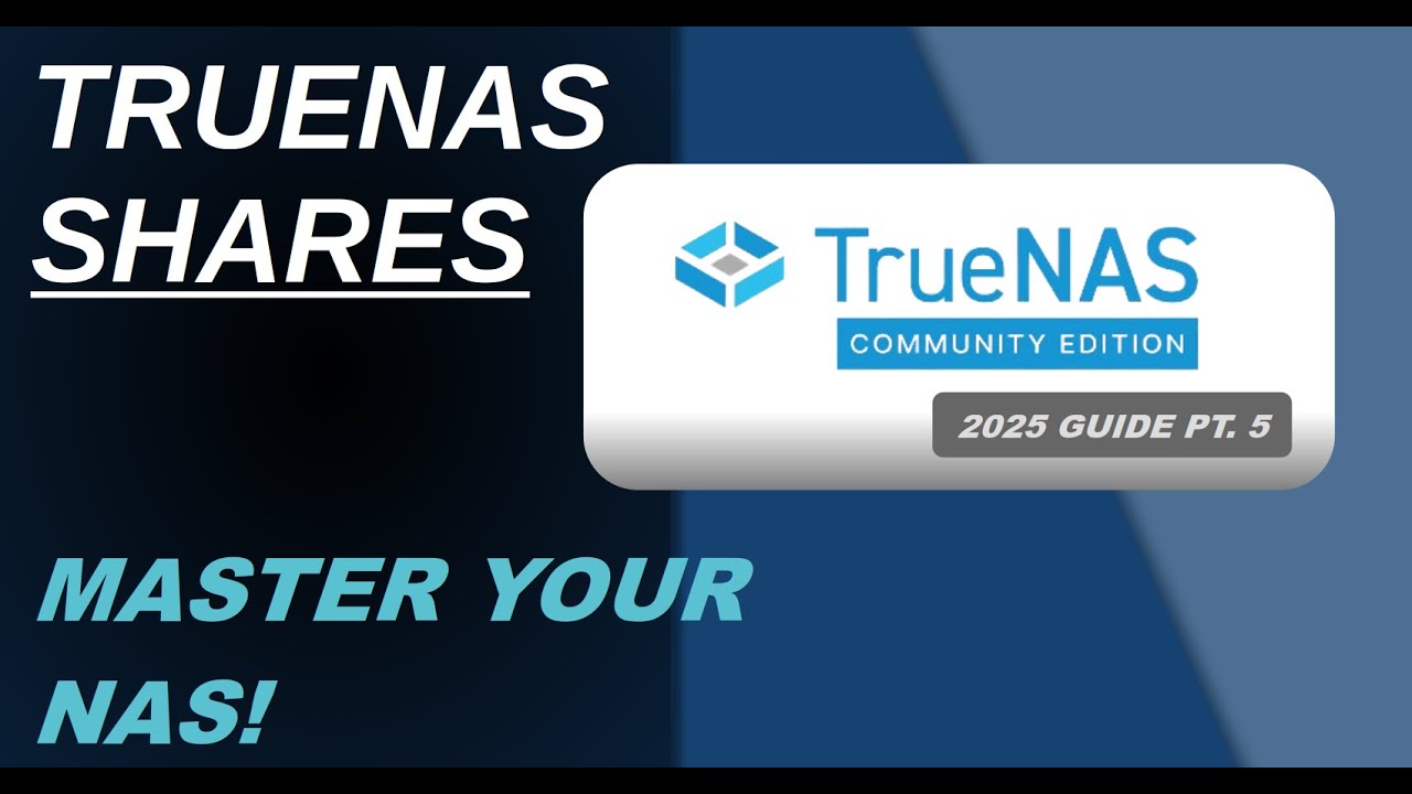 Создание и управление общими ресурсами на TrueNAS