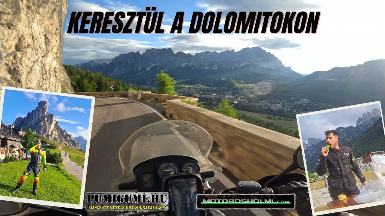 Giau-hágó motorral, és irány haza - Dolomitok túra 9. nap