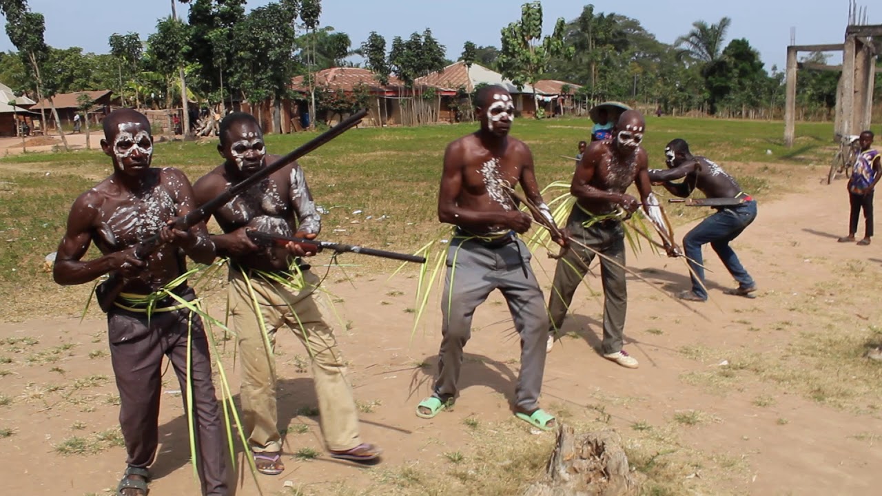 Health Cultural Rally Ohagelode, Ishieke, Ebonyi State Nigeria. Tradtional preparations for war