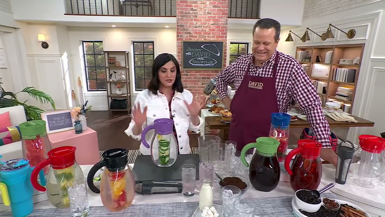 Primula 2.7-qt Tritan Pitcher with Fruit Infusion & Cold Brew Inserts on QVC
