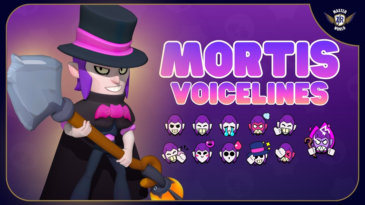 Все голосовые реплики Мортиса | Brawl Stars