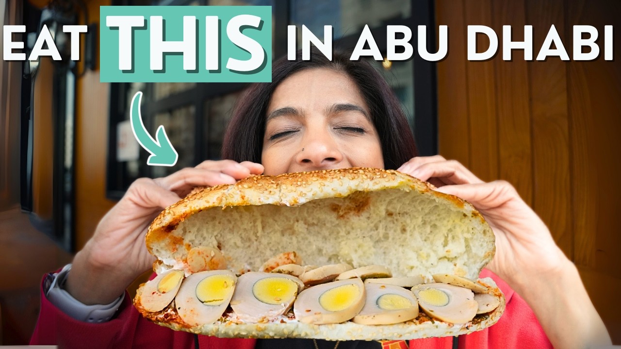 I Tried The BEST Street Food in Abu Dhabi (24 Hours)