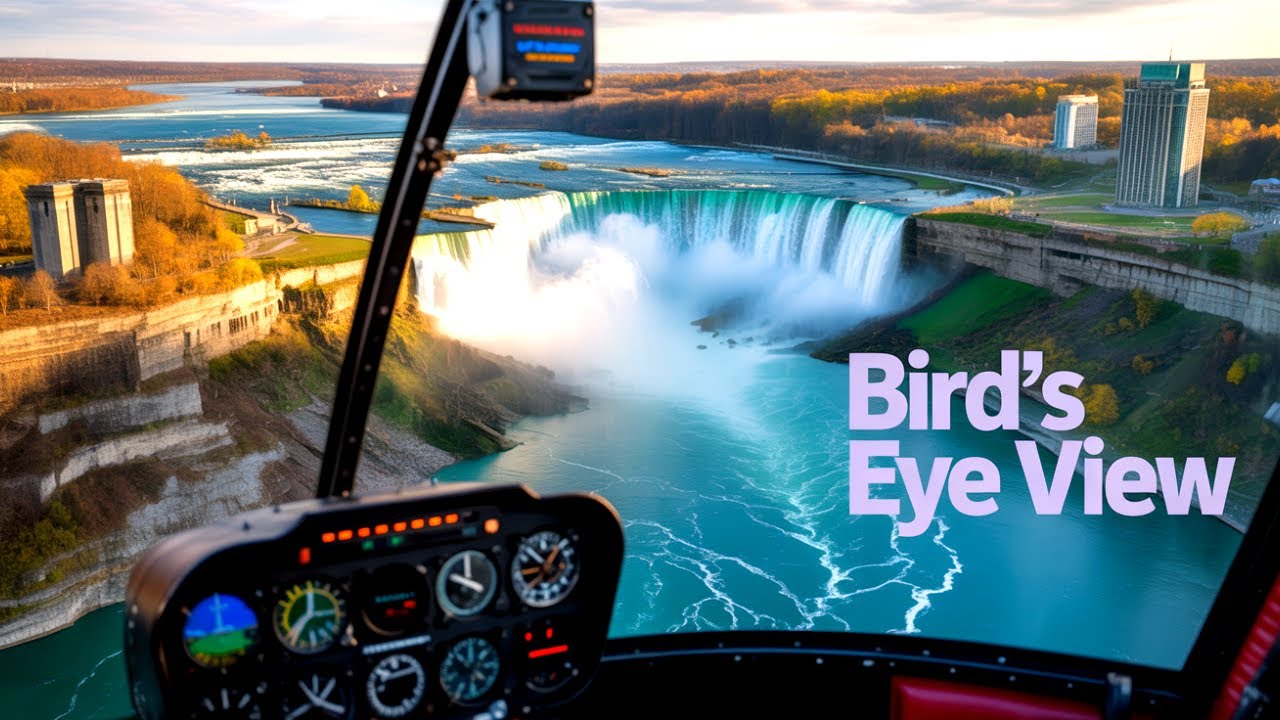 Полет над одним из чудес света. Ниагара / A flight over Niagara Falls.