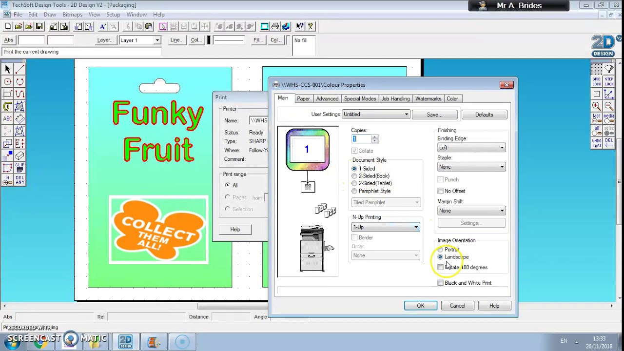 6. Printing - Techsoft 2D design