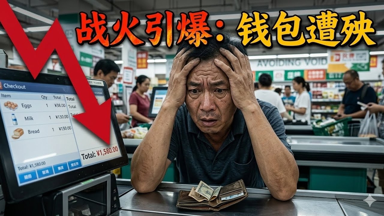 中东战火引爆二次通胀！油价破$120美元，全球降息梦碎：你的钱包正在被“明抢”，而你却无能为力！#中東戰火 #二次通脹 #油價暴漲 #全球經濟 #降息夢碎 #財務危機