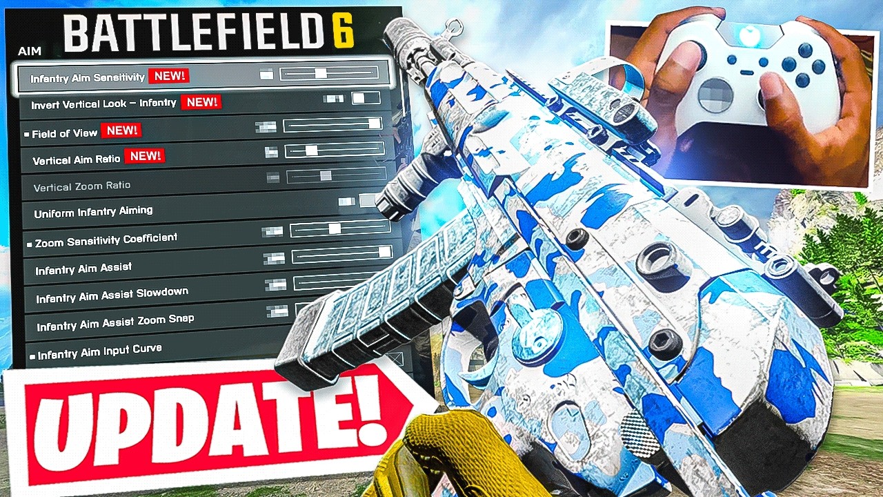 *НОВЫЕ* Настройки помощи при прицеливании в Battlefield 6 во 2 сезоне! 🎮 (Лучшие настройки контро...