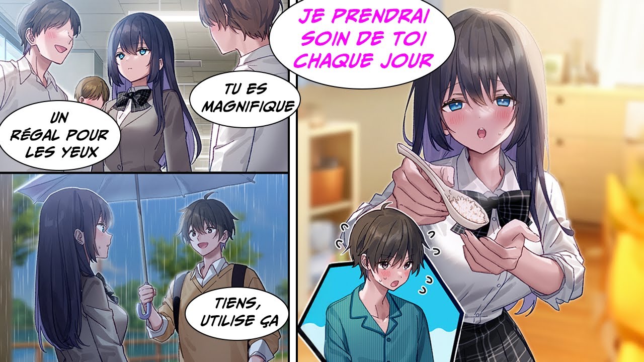 [Manga] J’ai prêté mon parapluie à une fille magnifique… puis elle est venue prendre soin de moi