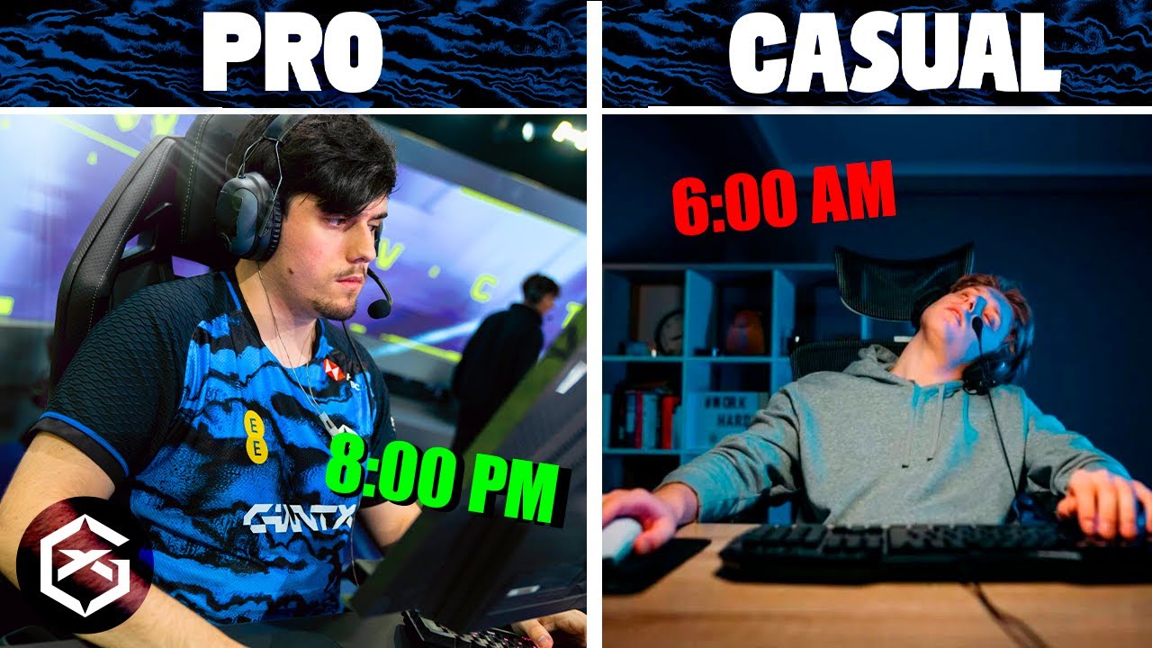 UN D&Iacute;A EN LA VIDA DE UN JUGADOR PRO DE VALORANT | FIT1NHO