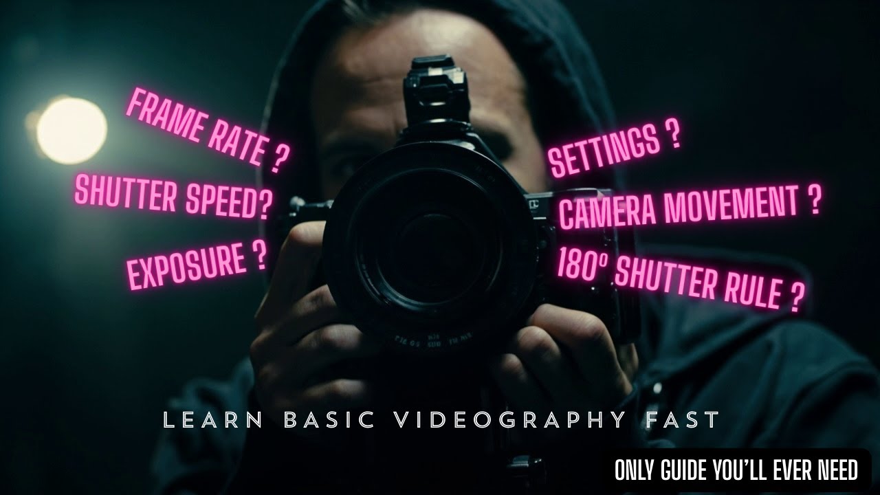 basic videography tutorial. Learn videography fast. Only guide you will ever need.