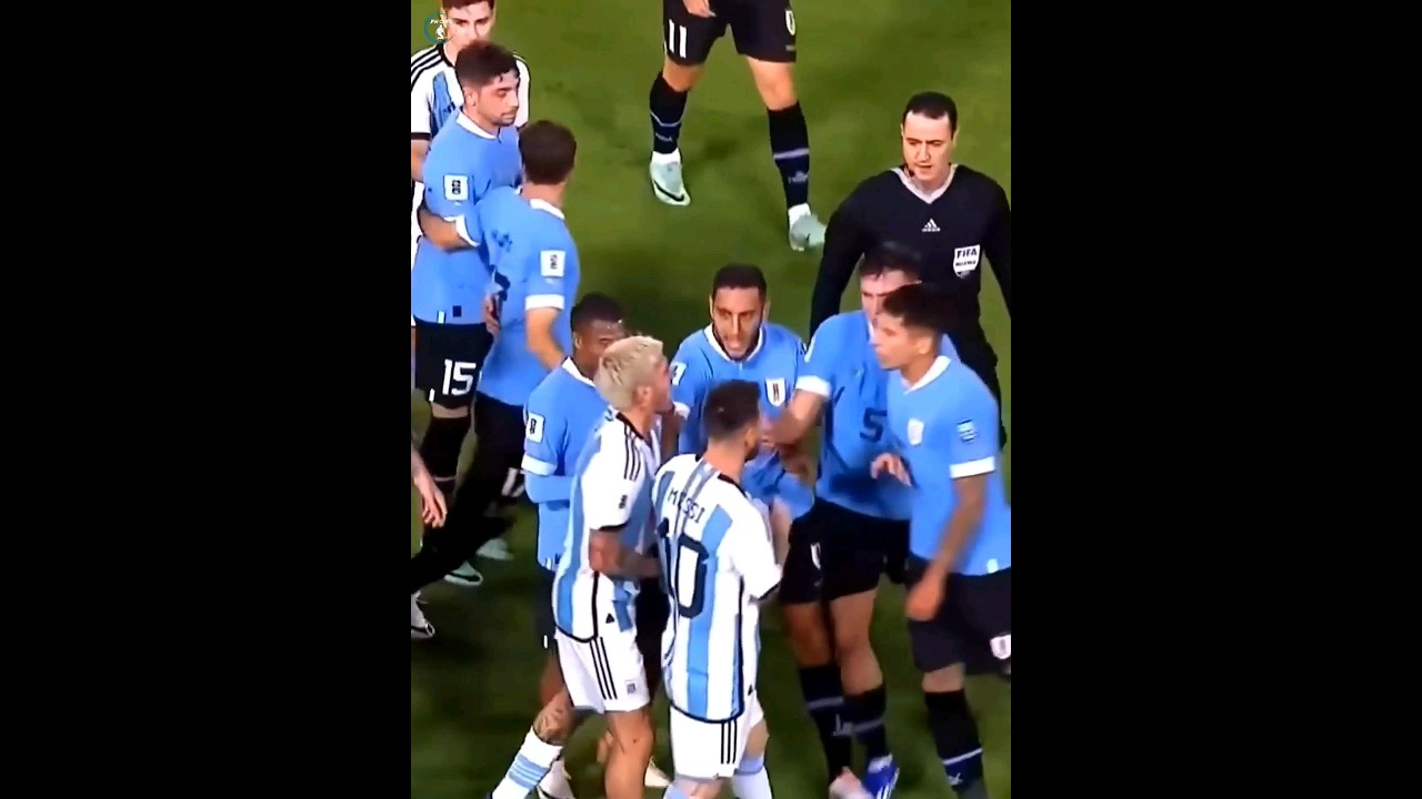 Messi vs Uruguay lose control 🥶