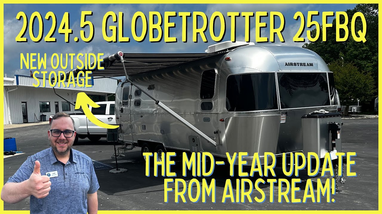 What did Airstream improve? 2024.5 Airstream Globetrotter 25FB Queen