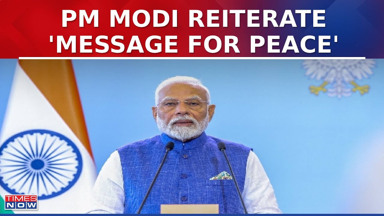 PM Modi En Route to Ukraine:Calls for Peace and Stability, Emphasizes &lsquo;No Resolution Through War'...