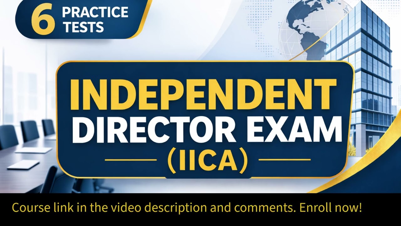 Independent Director Exam IICA 6 Practice Tests | IICA Certification