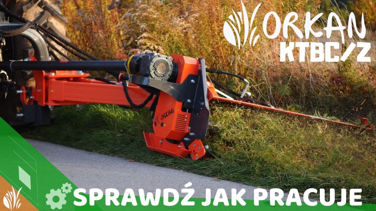 NAJLEPSZA KOSIARKA DO ROWÓW! - Maszyna Dla PROFESJONALISTY !!!  /  ORKAN KTBC/Z z Belarus 1025
