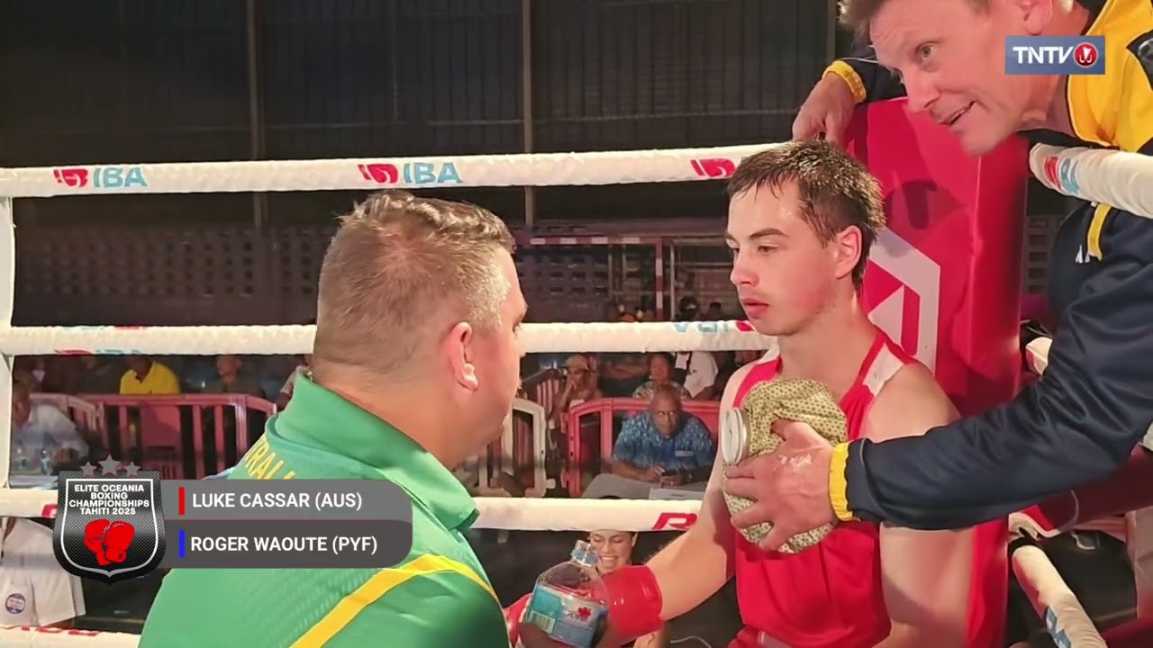 Luke CASSAR (AUS) vs Roger WAOUTE (PYF) - Elite Oceania Boxing Championships 2025